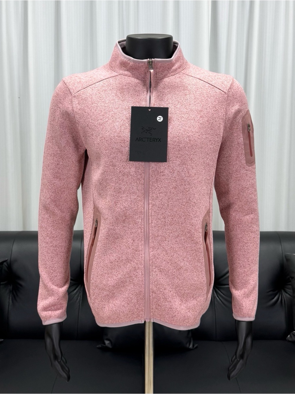 Arc'teryx Men's Heathered Rose Full-Zip Jacket